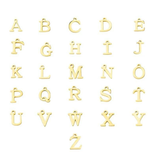 New Letter A-Z Love Knot Bracelets For Women Couple Gold Color Dainty Snake Chain Charm Bracelet Stainless Steel Jewelry Gift Valentine's Day Gifts - Velora