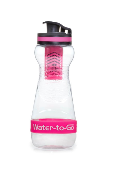 WatertoGo 50cL Water Purification Filter Bottle Removes Contaminants by 99.9% - Velora