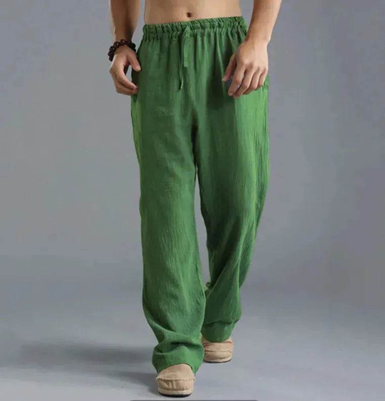 Linen Pants for Men Loose Fit Casual Classic Summer. - Velora