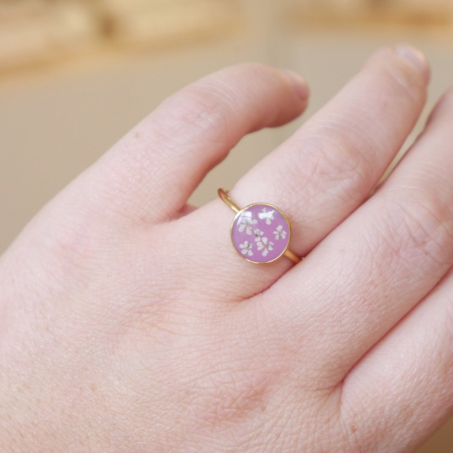 Bague automne - moyen rond (ajustable) - Velora