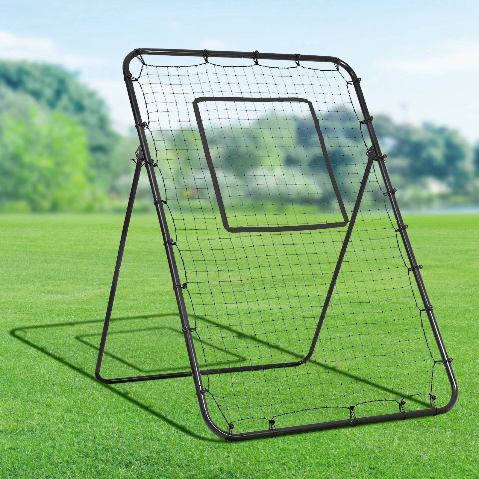 Baseball And Softball Rebounder Net 4x6 Ft PitchBack Adjustable Angles - Velora