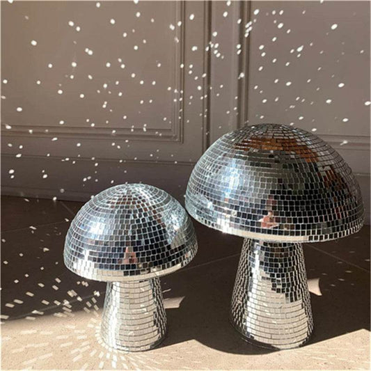 Mirror Glass Brick Mushroom Disco Ball Upholstery - Velora