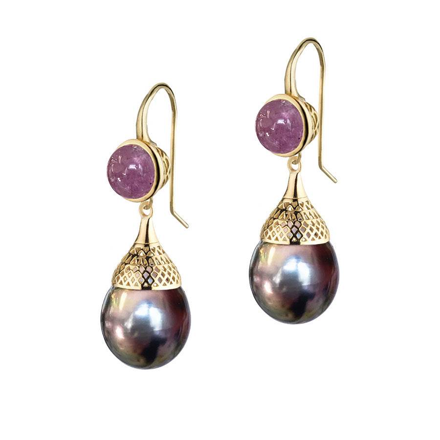 Elegant Drop-shaped Elegant Gold-plated Earrings - Velora