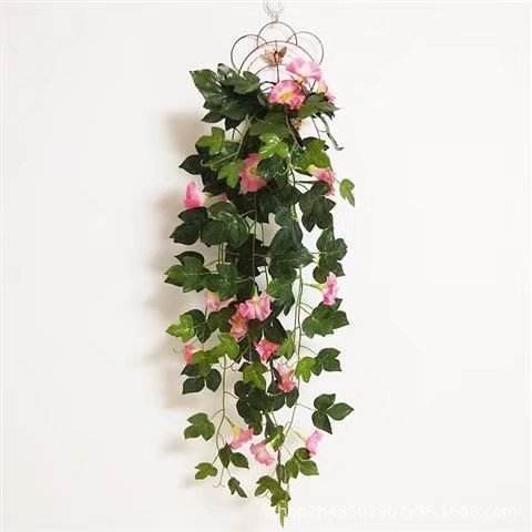 Simulation Plant Morning Glory Ratten For Wall Hanging Decoration Garlands - Velora