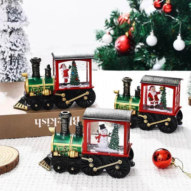 Christmas Gift Train Decoration Small Night Lamp - Velora