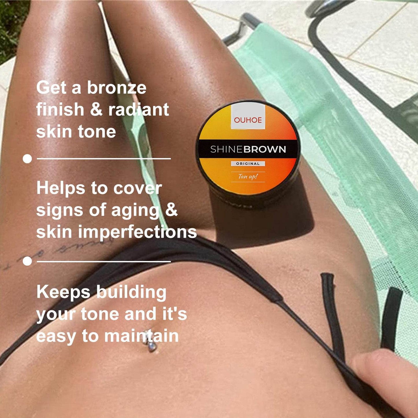 Intensive Tanning Luxe Gel Body Tanning Cream After Sun Repair Combination Aloe Vera Gel Wheat Complexion Beach Bronzer Summer Gadgets - Velora