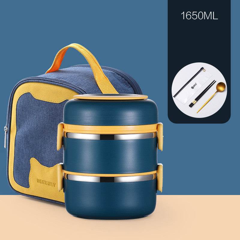 304 Stainless Steel Multi-layer Thermal insulated lunch container - Velora