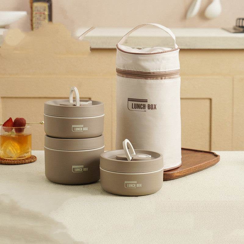 Portable Insulated Work Lunch Box and Canvas Lunch Bag - Velora