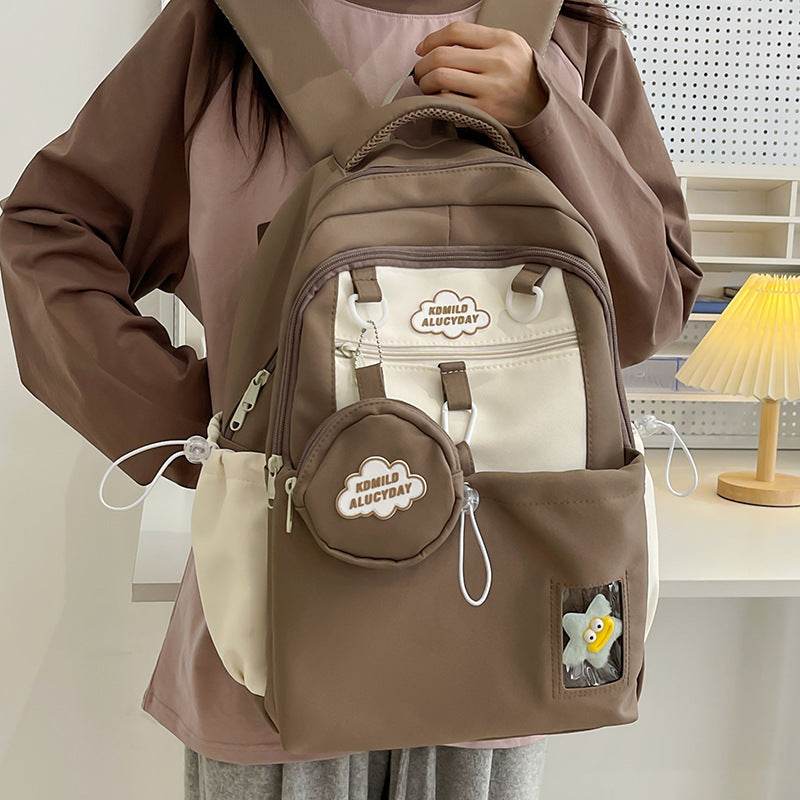 Matching High School Girls Backpack and Tote Bag - Velora