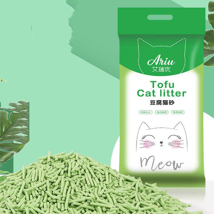 Original Flavor Tofu Cat Litter Low Dust Fast Clumping Deodorizer - Velora