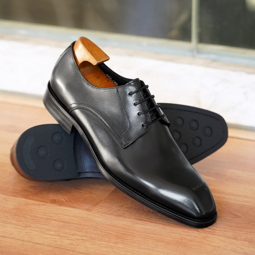 Men's Vintage Fashion Square Toe Leather Shoes