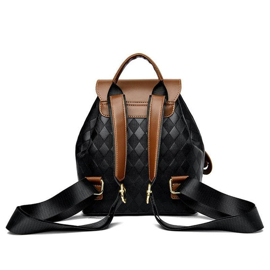 Retro Contrast Color Hand Bag Fashionable And Versatile Travel Bags - Velora