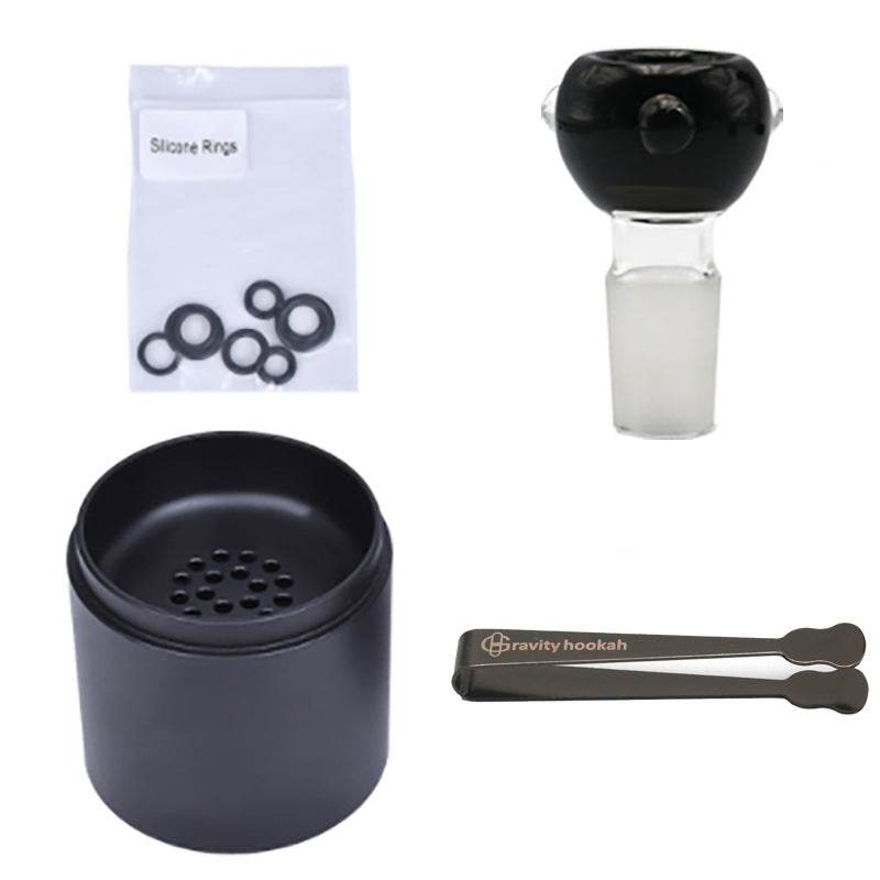 New Transparent Glass Gravity Hookah - Velora