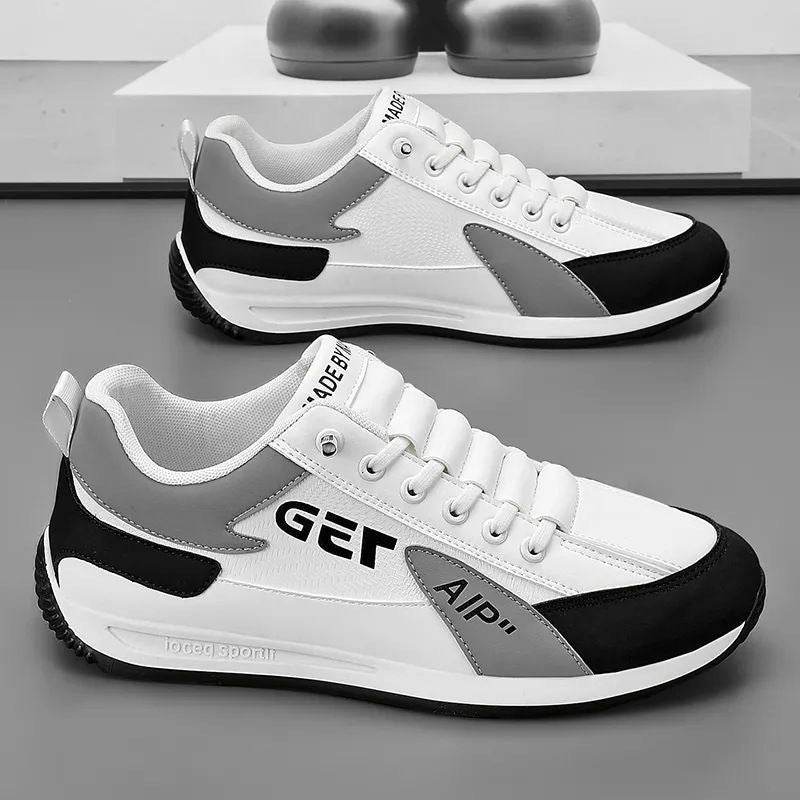 Men Sports Flat Shoes Comfortable Breathable Non-slip Wear-resistant Board Shoes - Velora
