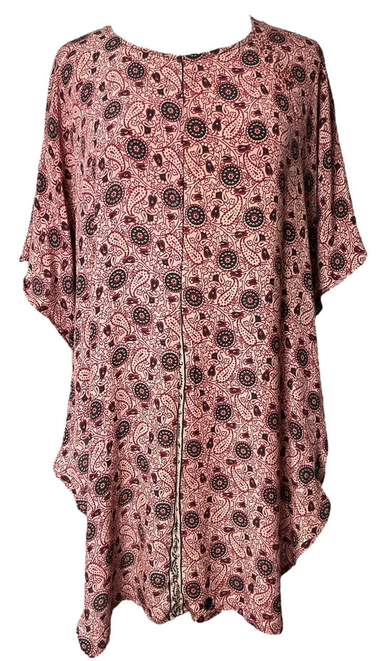 PRC6975 Avatar Pure Silk Waterfall Top - Velora