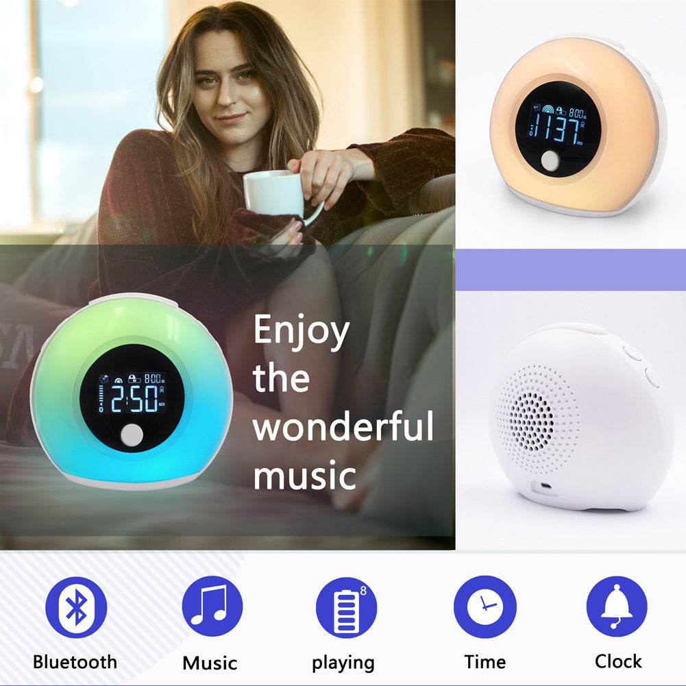 Digital Music Alarm Clock - Velora