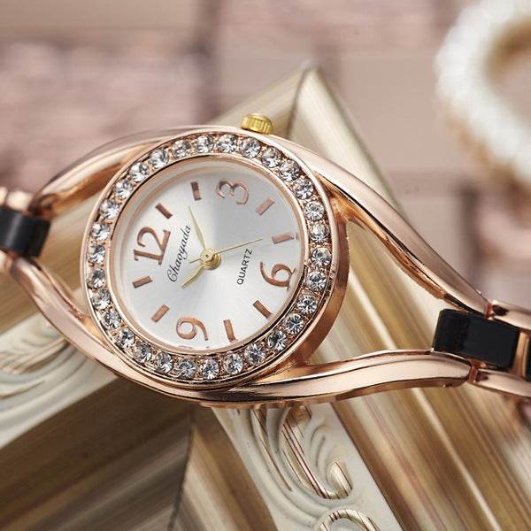 Creative diamond bracelet watch - Velora