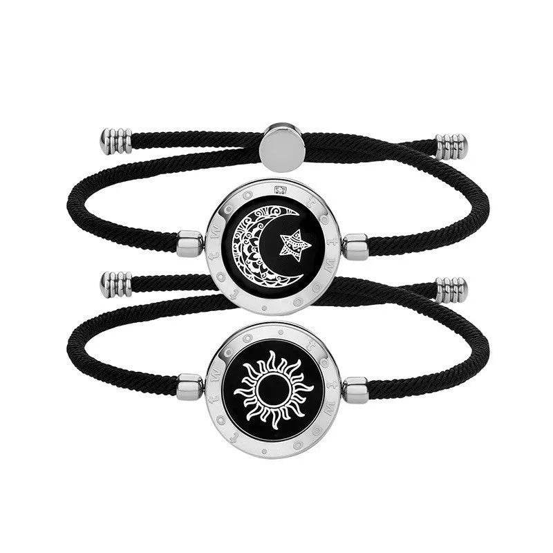 Lovers Sun & Moon Smart Sensing Couple Bracelet