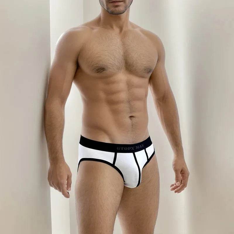 Otopx Thread Cotton Single-layer Elastic Briefs Pant underwear men - Velora