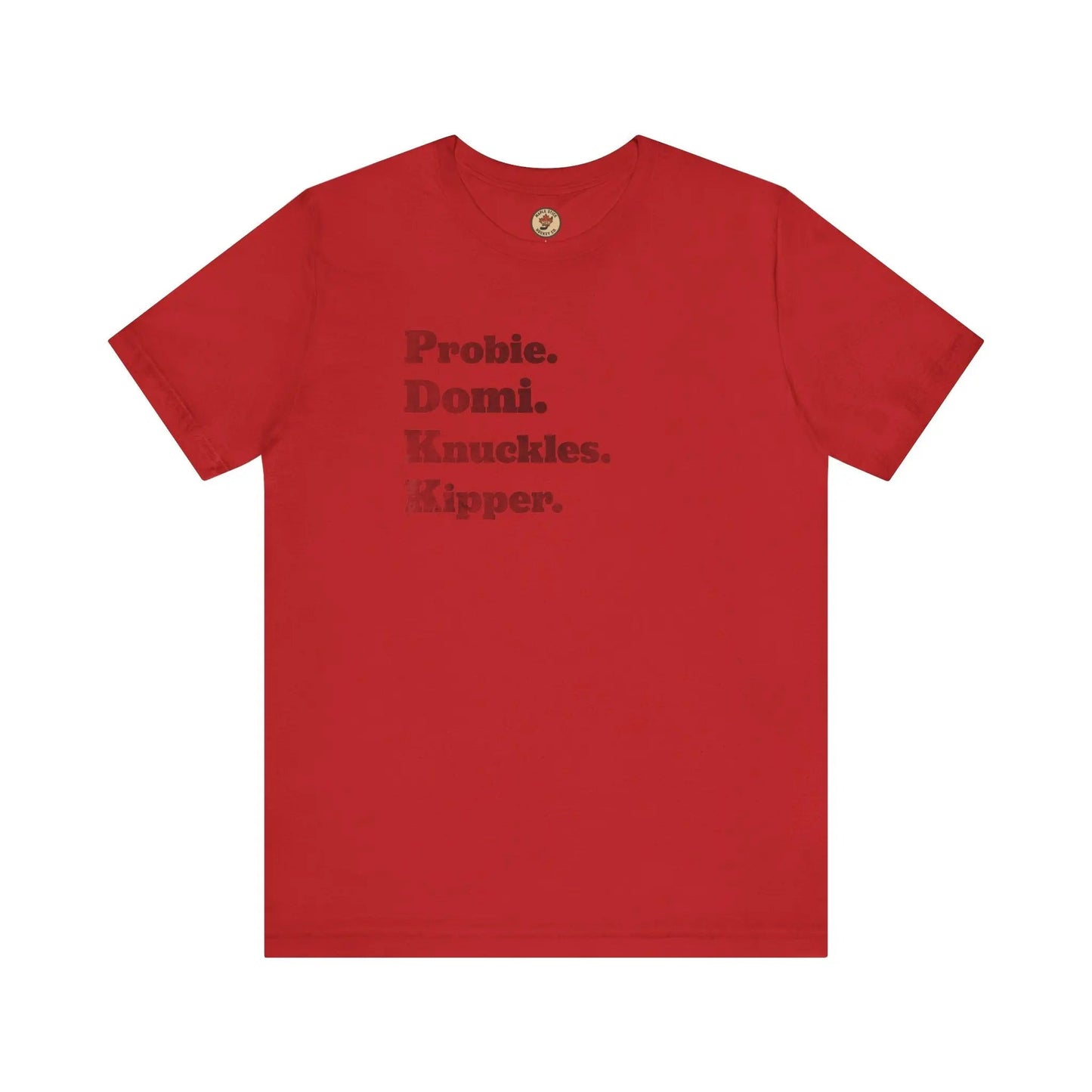 Probie Domi Knuckles Kipper T-Shirt - NHL Hockey Fighters - Maple Stick Hockey Co. - True Fan Maple Stick Hockey Co.