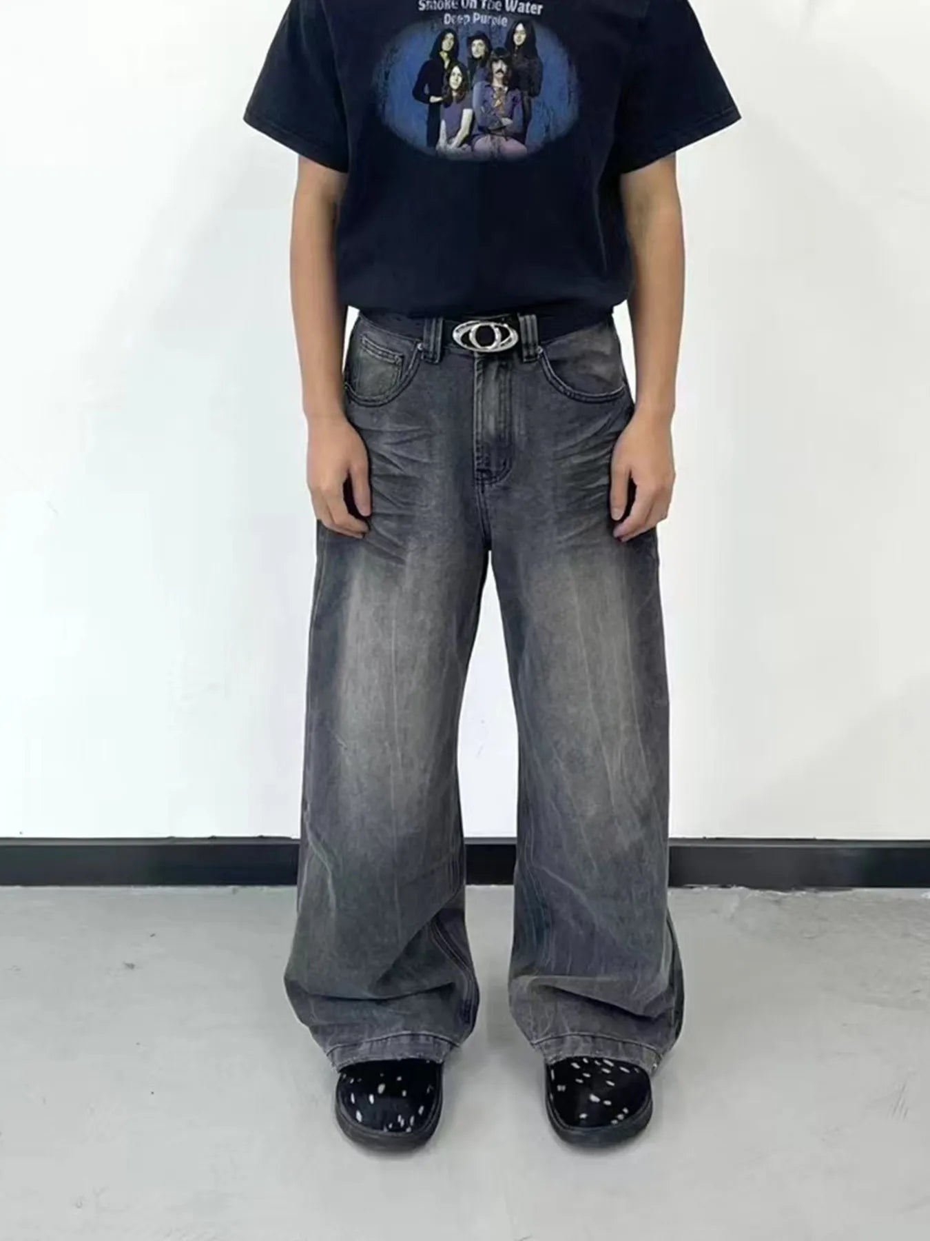 Men's Wide Leg Jeans - Velora