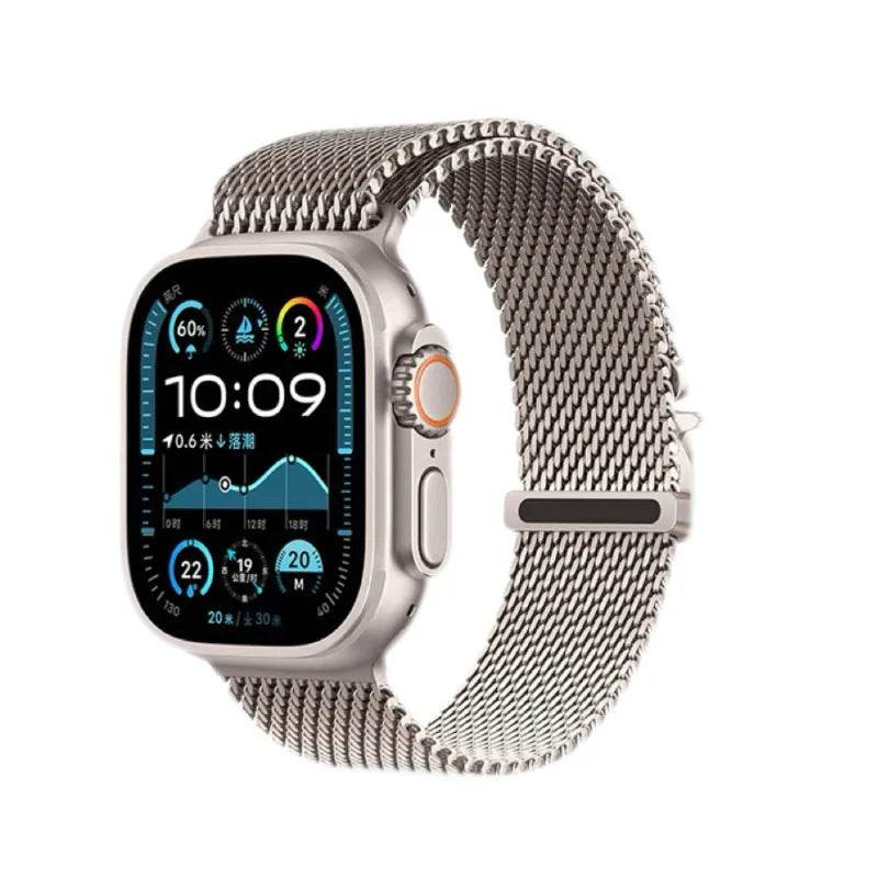 Fashion Titanium Parachute Buckle Milanis Watch Strap - Velora