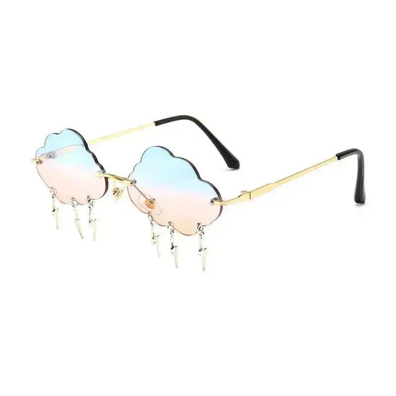 Fashion Trend Cloud Chain Polarized Sunglasses for Women - Velora