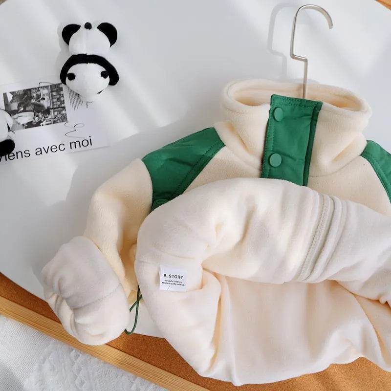 Children's Polar Fleece And Fleece Thickened Coat - Velora