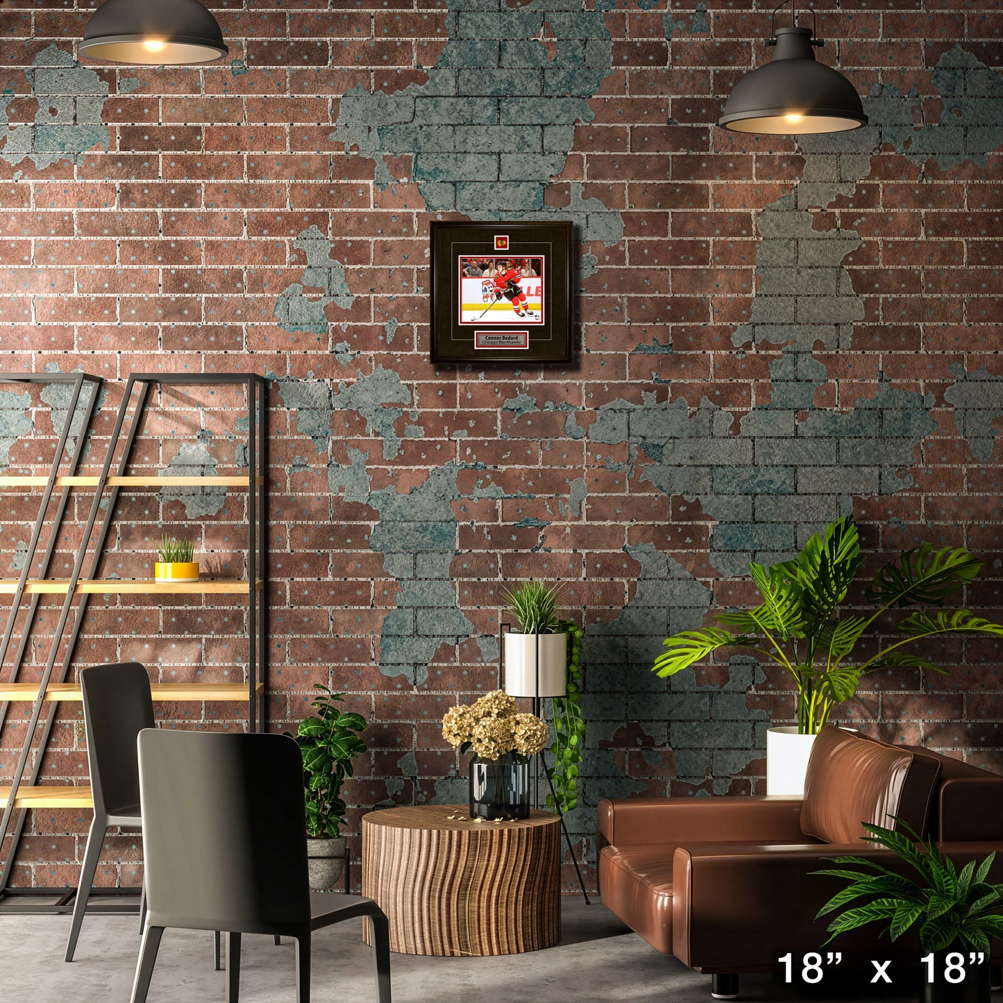 Connor Bedard Framed Pin & Plate Chicago Blackhawks