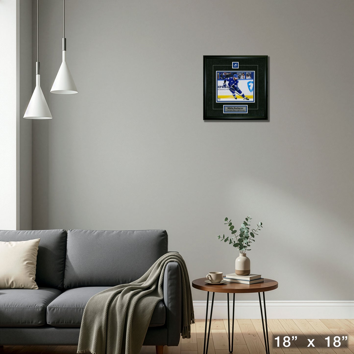 Nikita Kucherov Framed Pin & Plate Tampa Bay Lightning