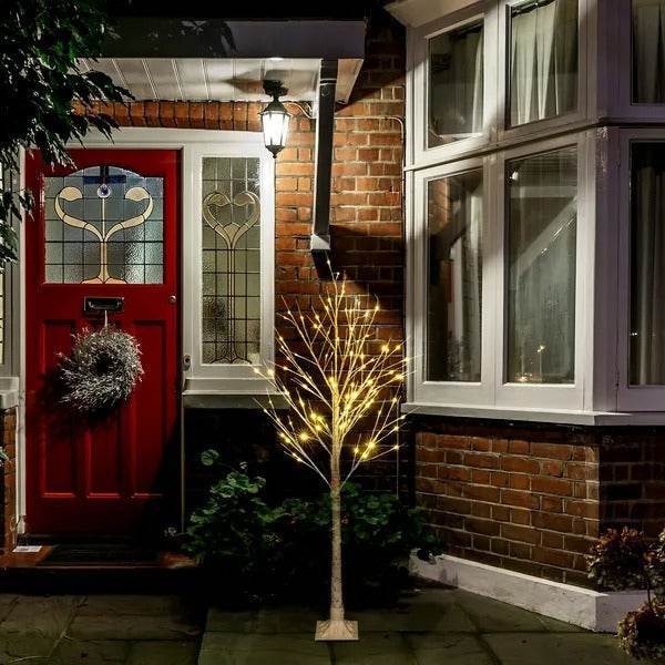 4FT Snowflake Christmas Tree With 48 LED Lamp Artificial Snowflake Pine Tree Home Decoration For Holiday - Velora