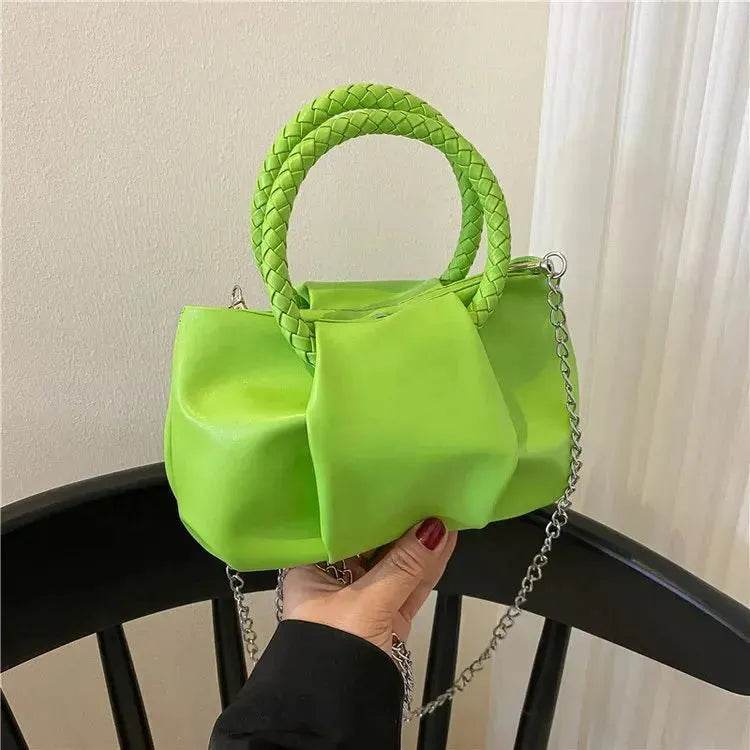 Portable Fashion Cloud Underarm Handbag Chain Crossbody Bag - Velora
