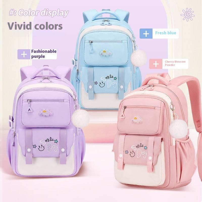 Water resistant Large Capacity Girls Backpack Kids School Bag - Velora