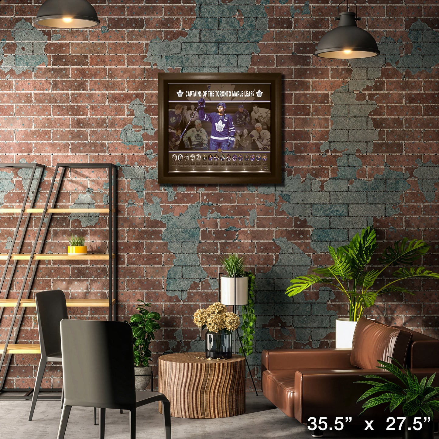 Toronto Maple Leafs Captains Framed Print