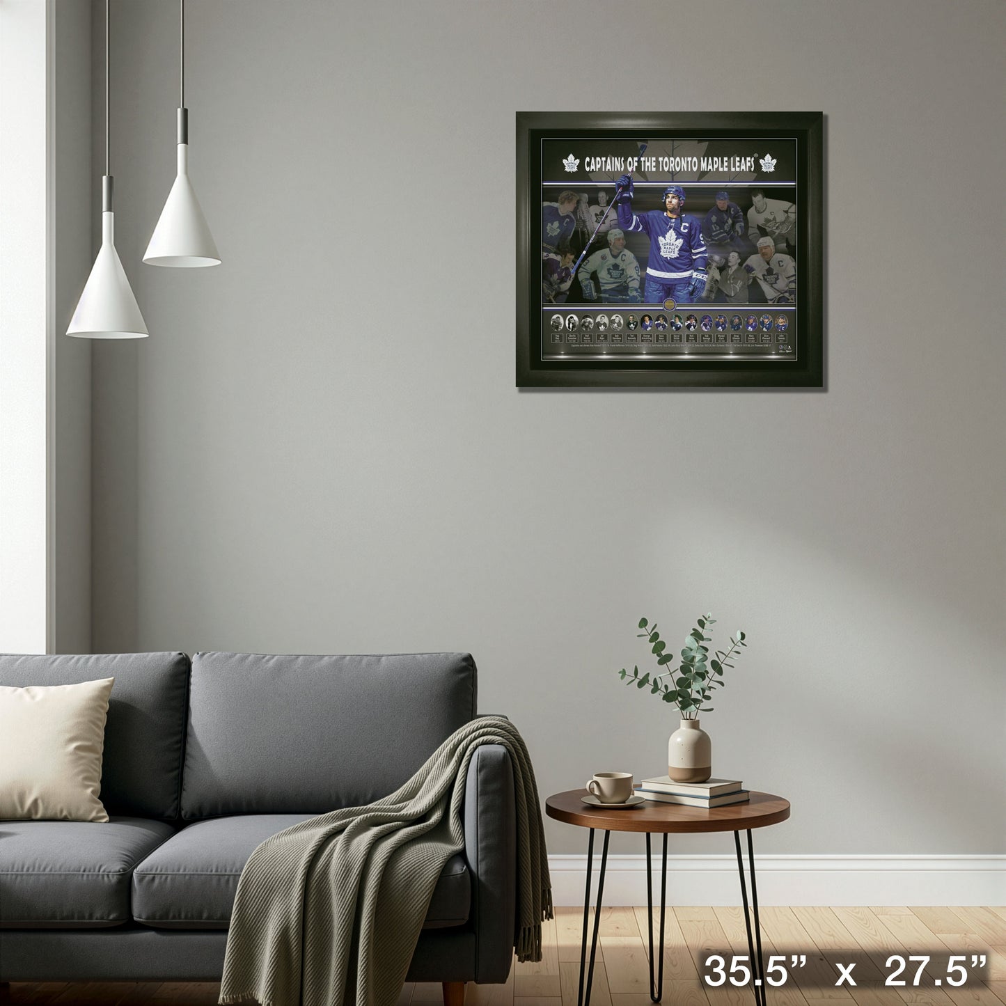 Toronto Maple Leafs Captains Framed Print
