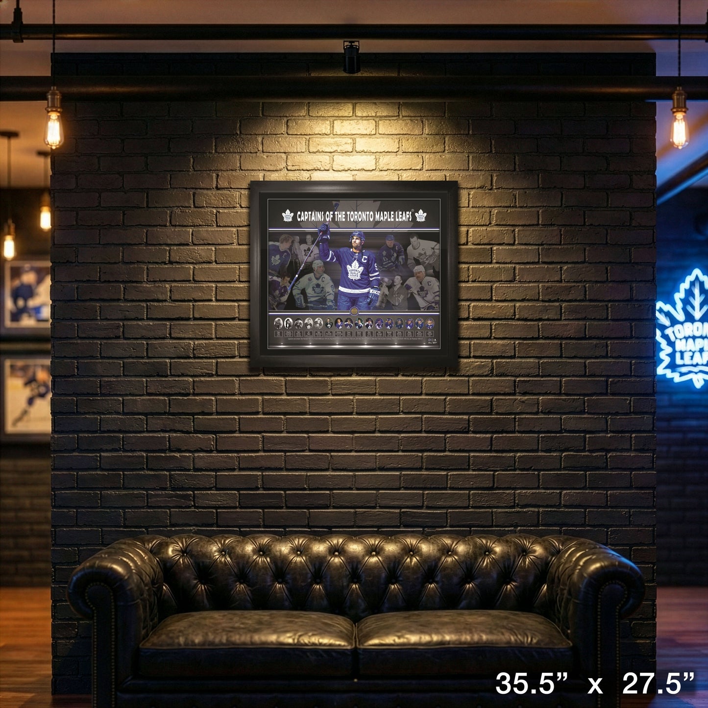 Toronto Maple Leafs Captains Framed Print