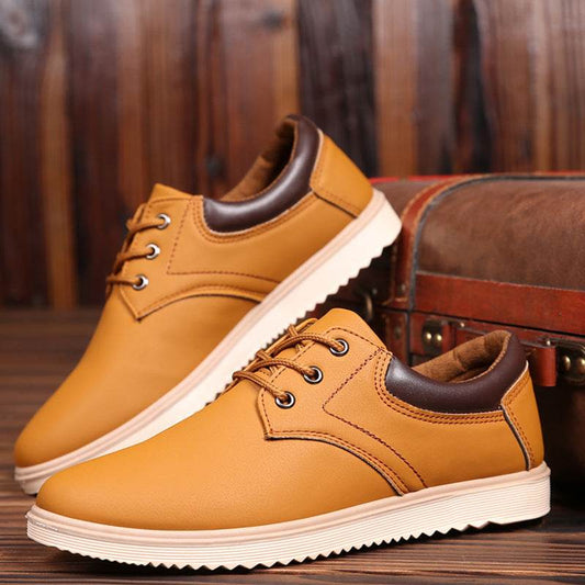 Men's Black Antiskid Shoes, Waterproof And Wear-Resistant Shoes - Velora