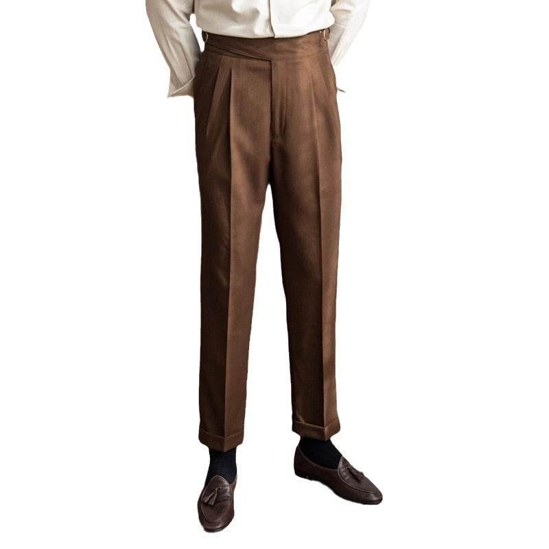 High Waist Straight leg British Business Office Work trouser for men - Velora