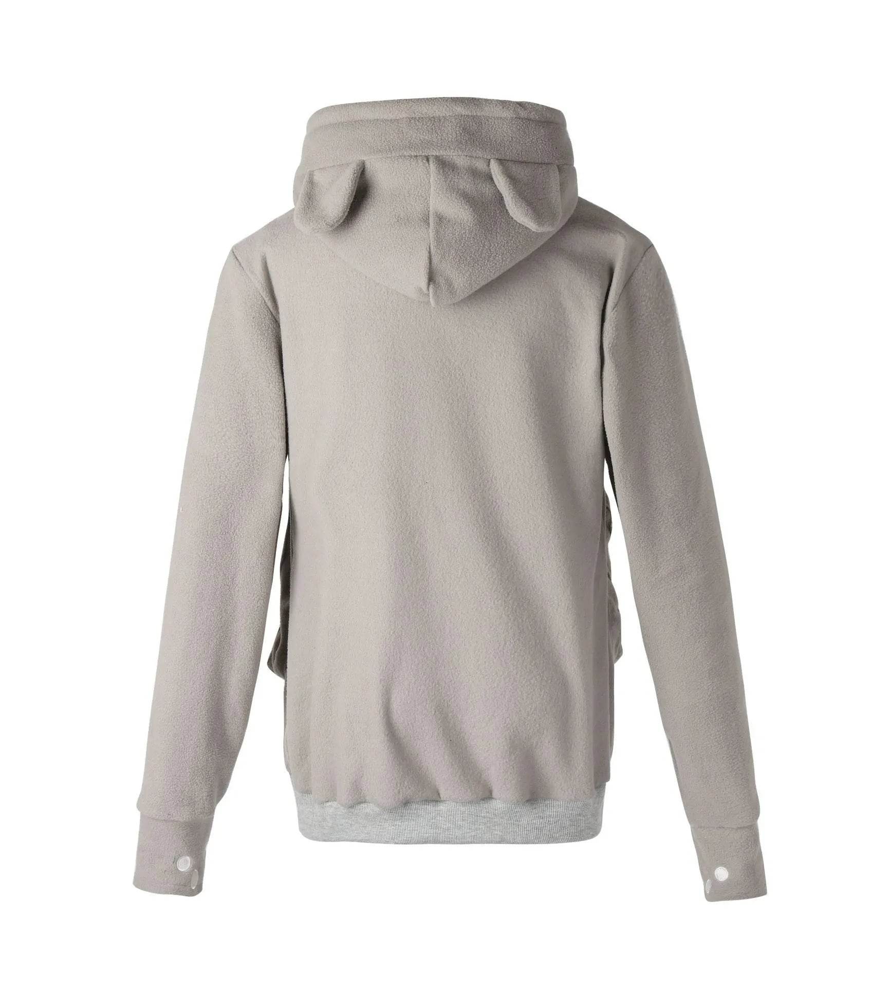 Women Embroidery Big Pocket Hoodie Pullovers Fall Winter Sweatshirt - Velora