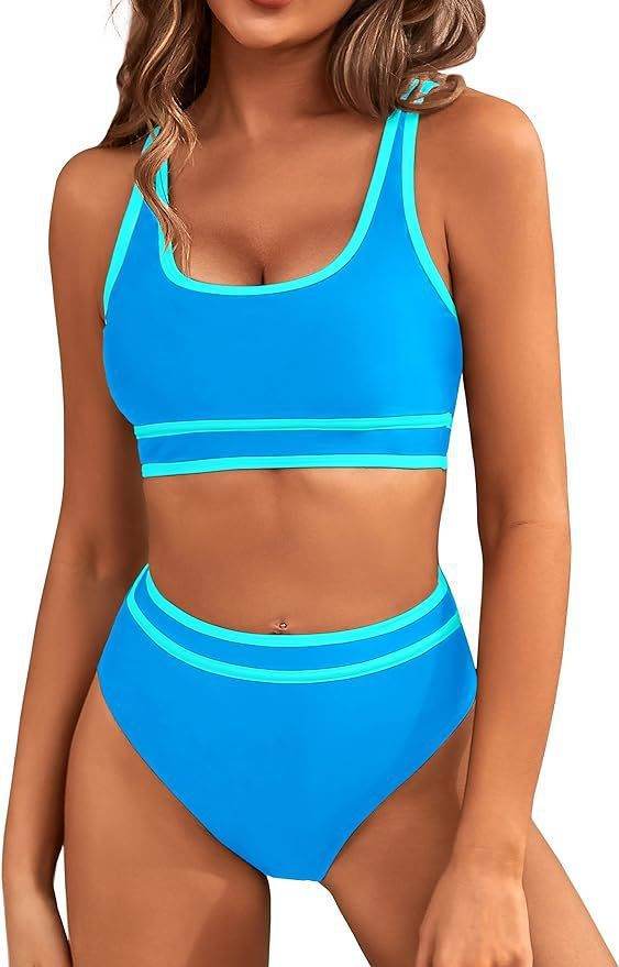 Bikini Tight-fitting Solid Color Swimsuit For Women - Velora