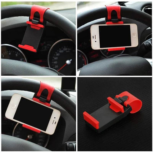 Car Steering Wheel Clip Mount Holder - Velora