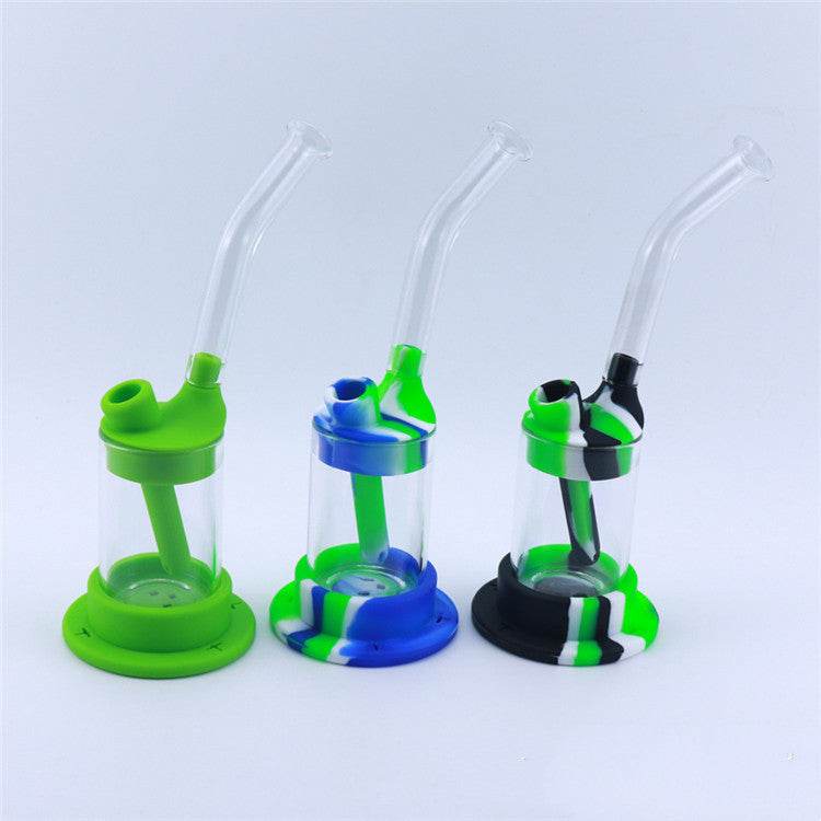 Long Mouth Glass Hookah Food Grade Silicone - Velora
