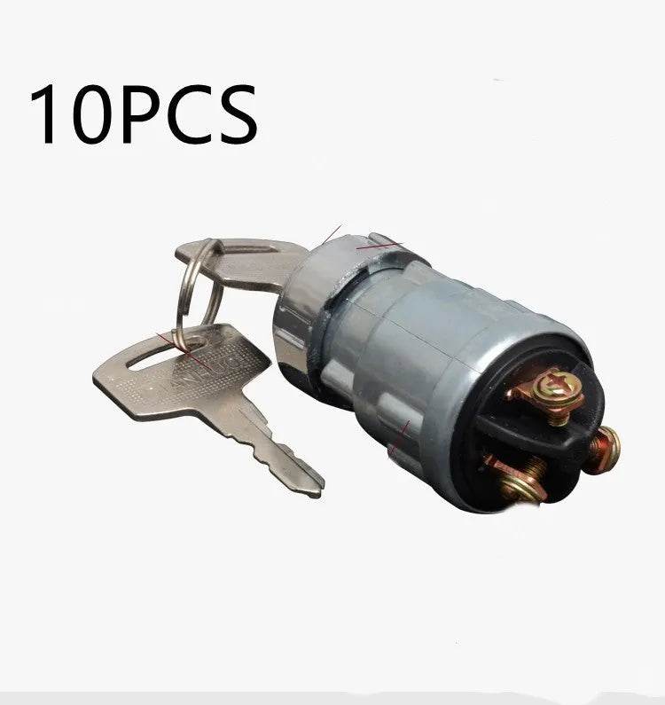 Vehicle Car Pure Copper Foot Ignition switch Lock With Key - Velora