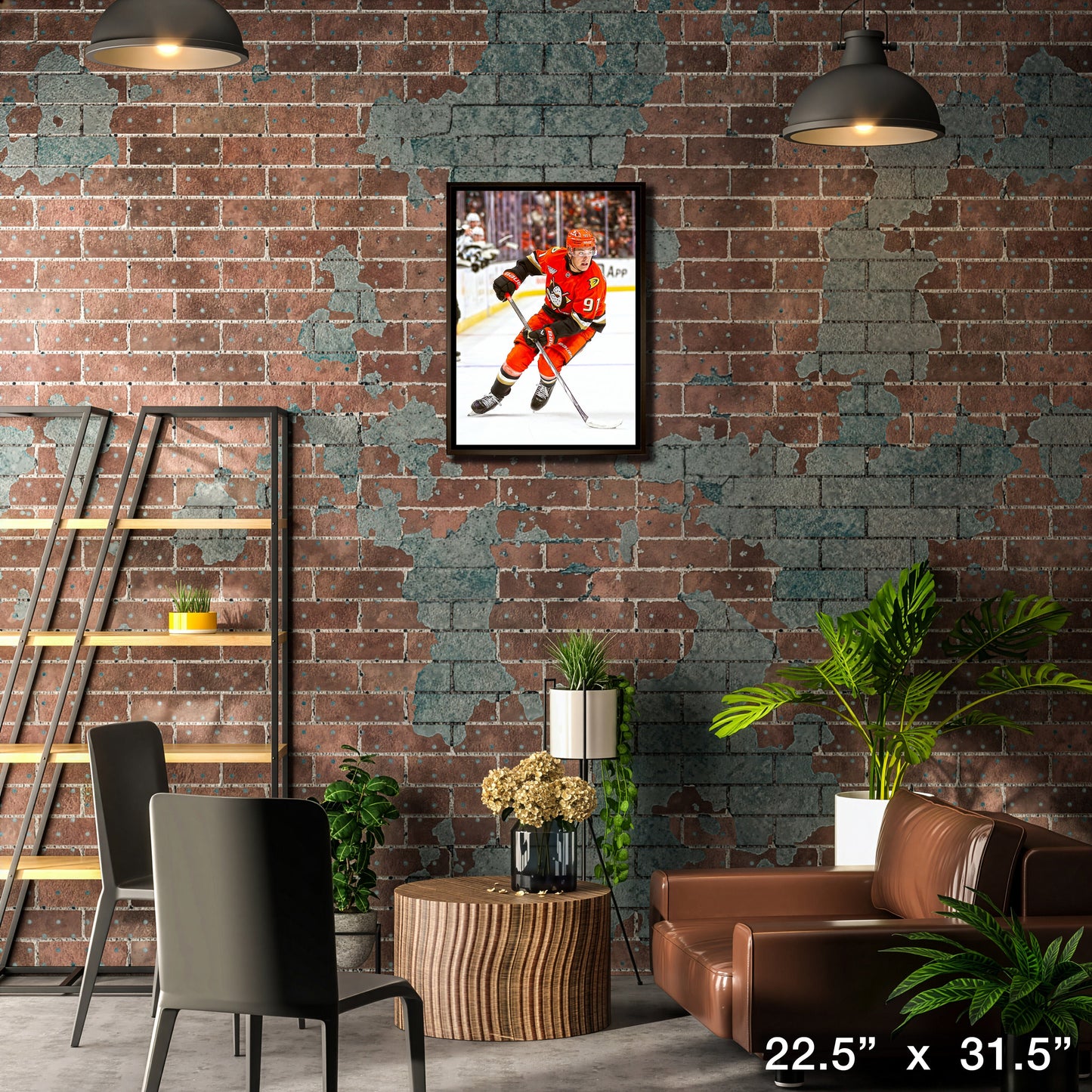 Leo Carlsson 20x29 Framed Canvas Anaheim Ducks