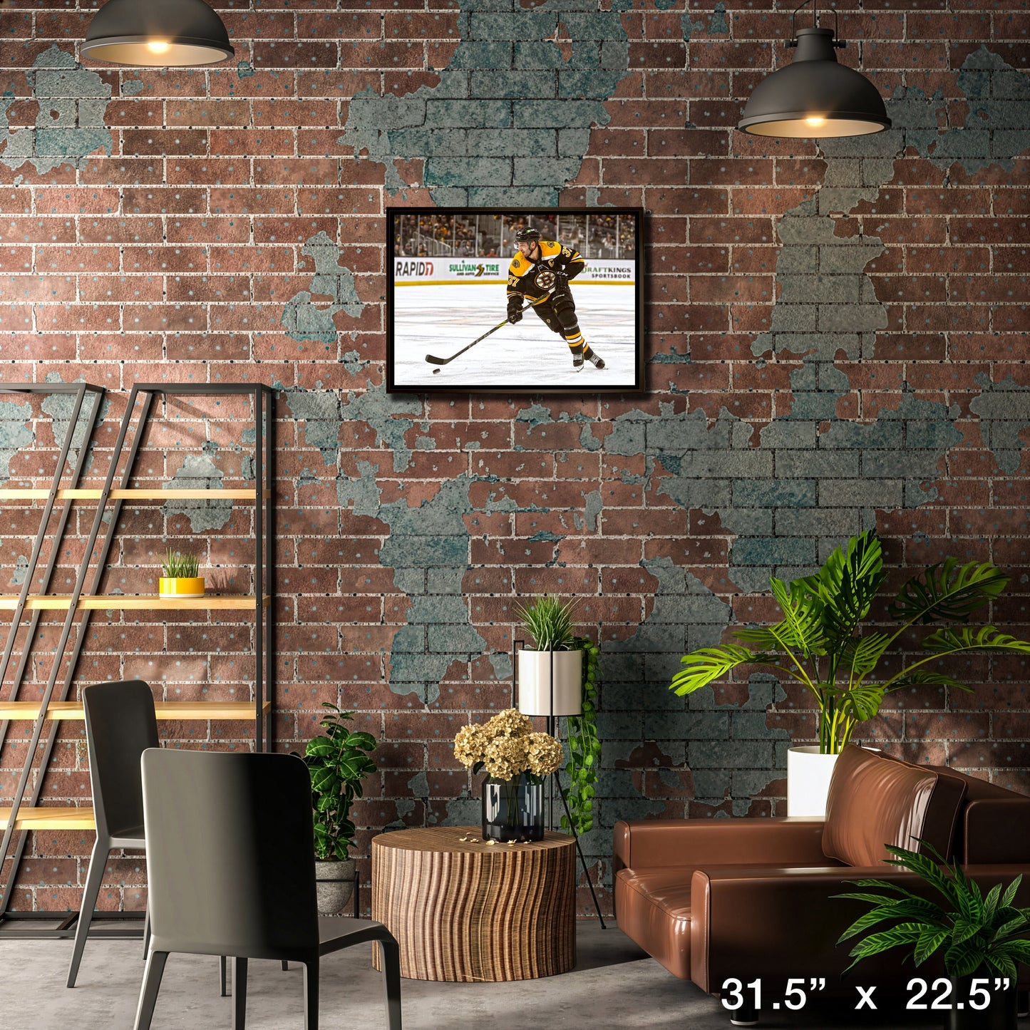 Patrice Bergeron 20x29 Framed Canvas Boston Bruins