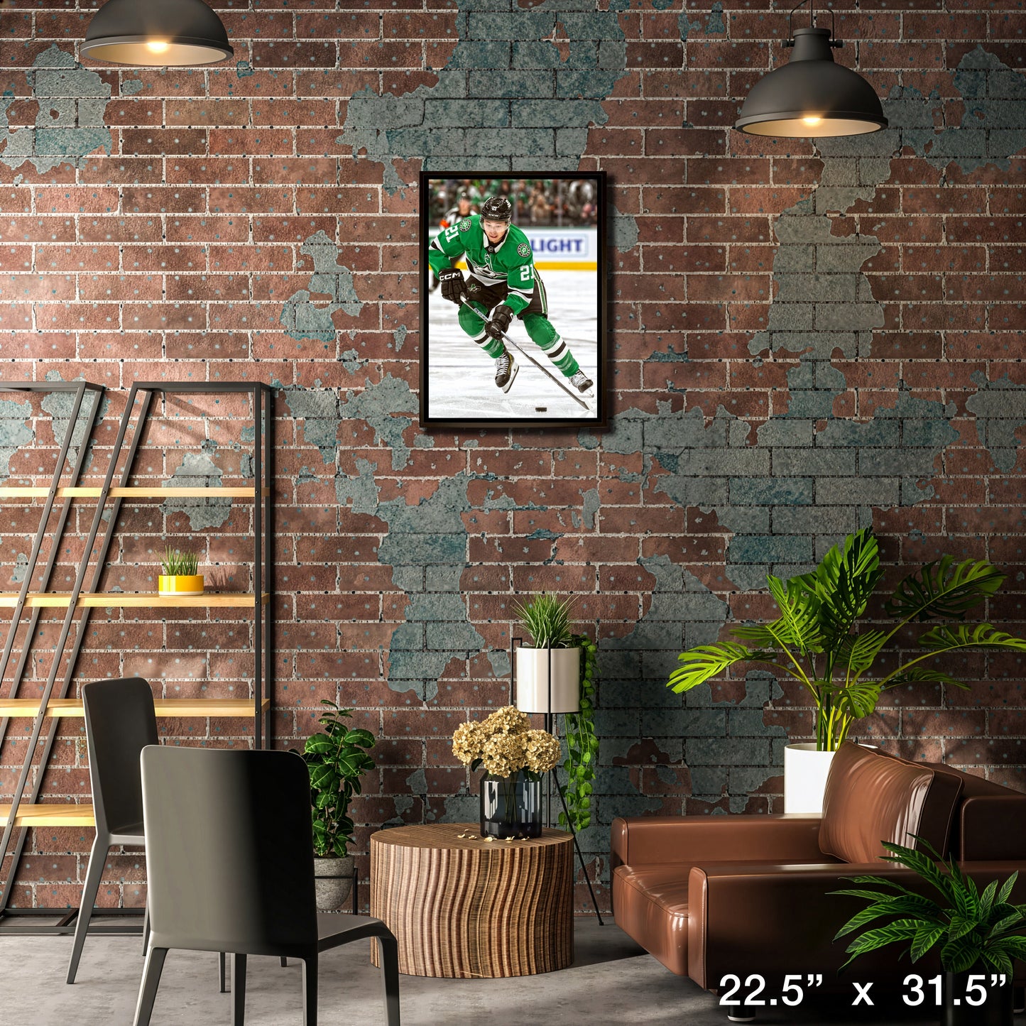 Jason Robertson 20x29 Framed Canvas Dallas Stars