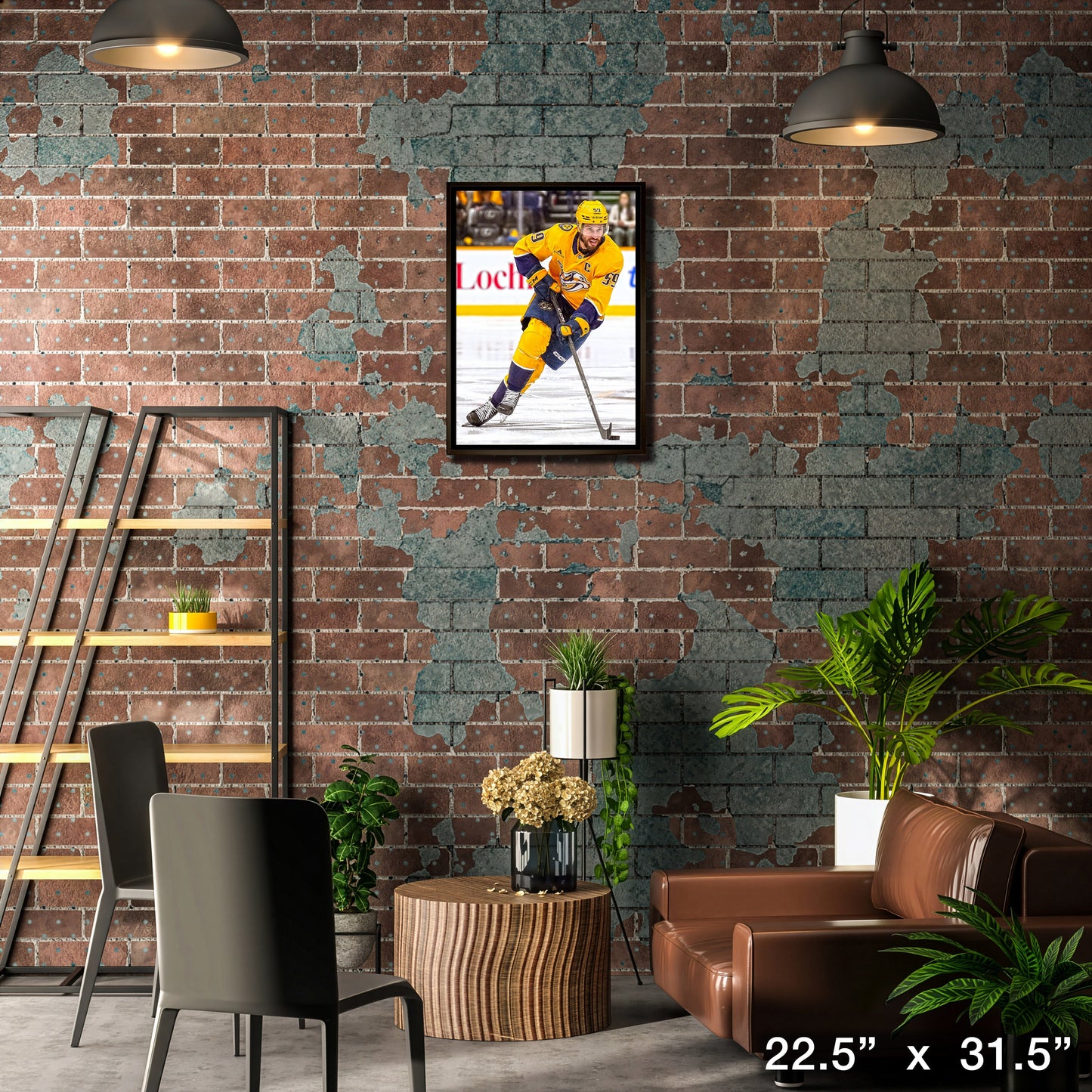 Roman Josi 20x29 Framed Canvas Nashville Predators