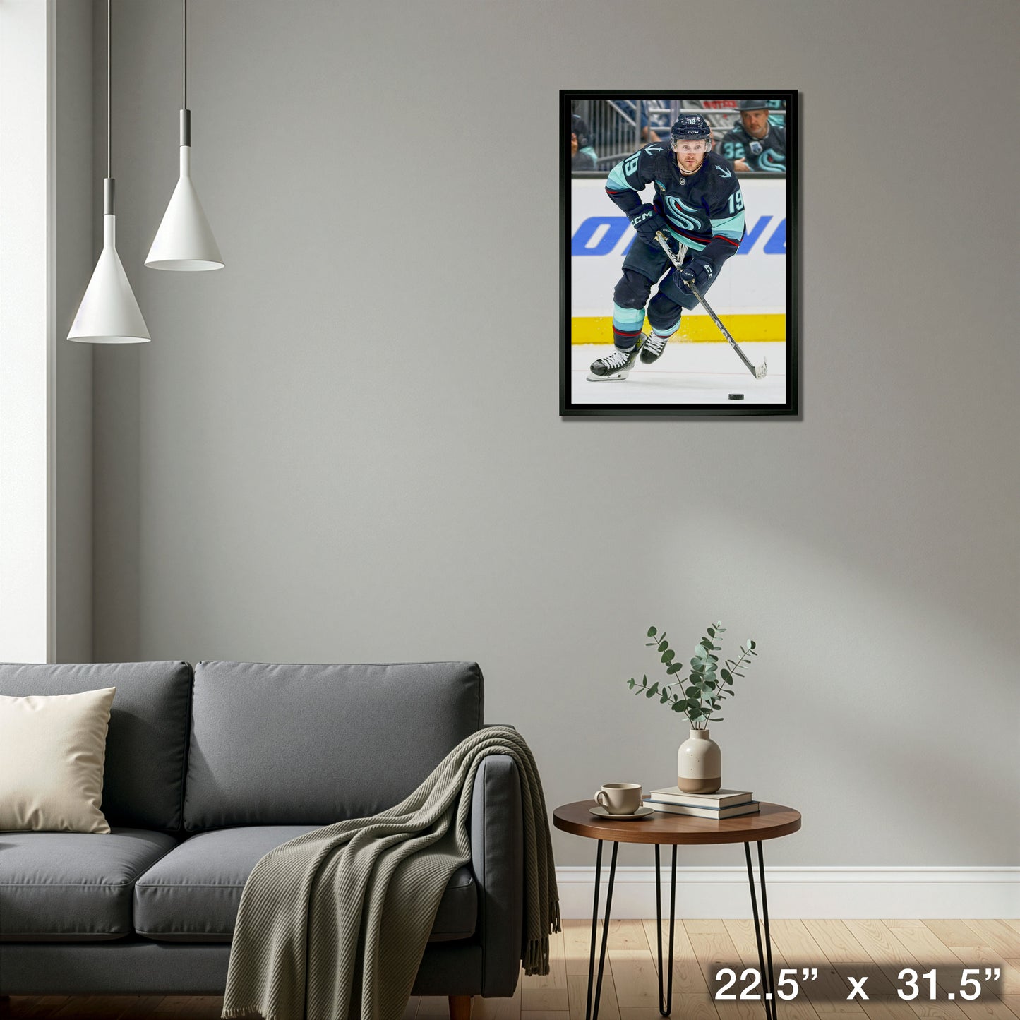 Jared McCann 20x29 Framed Canvas Seattle Kraken