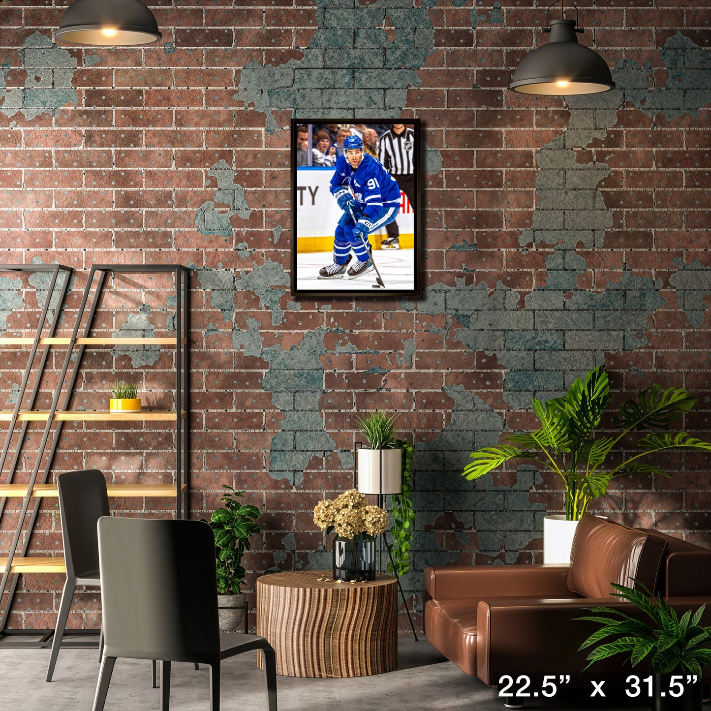 John Tavares 20x29 Framed Canvas Toronto Maple Leafs
