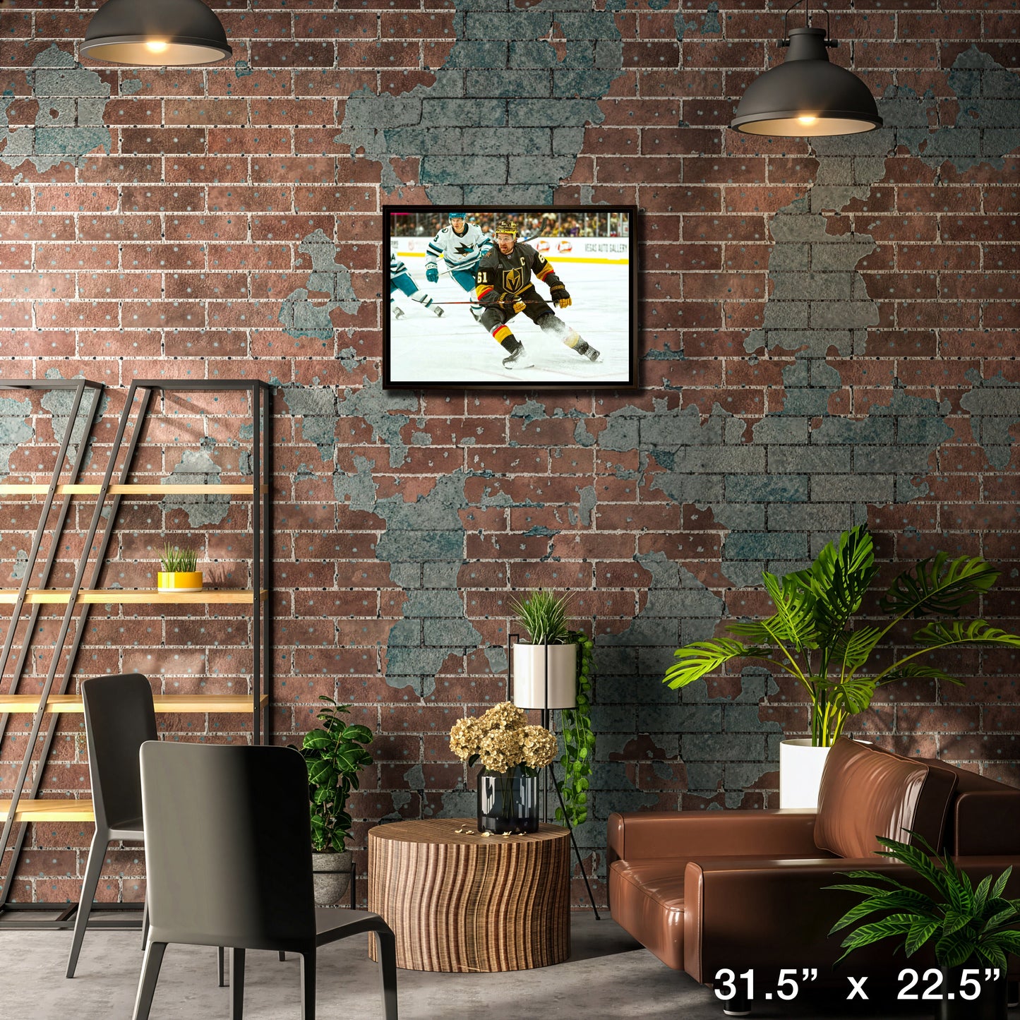 Mark Stone 20x29 Framed Canvas Vegas Golden Knights